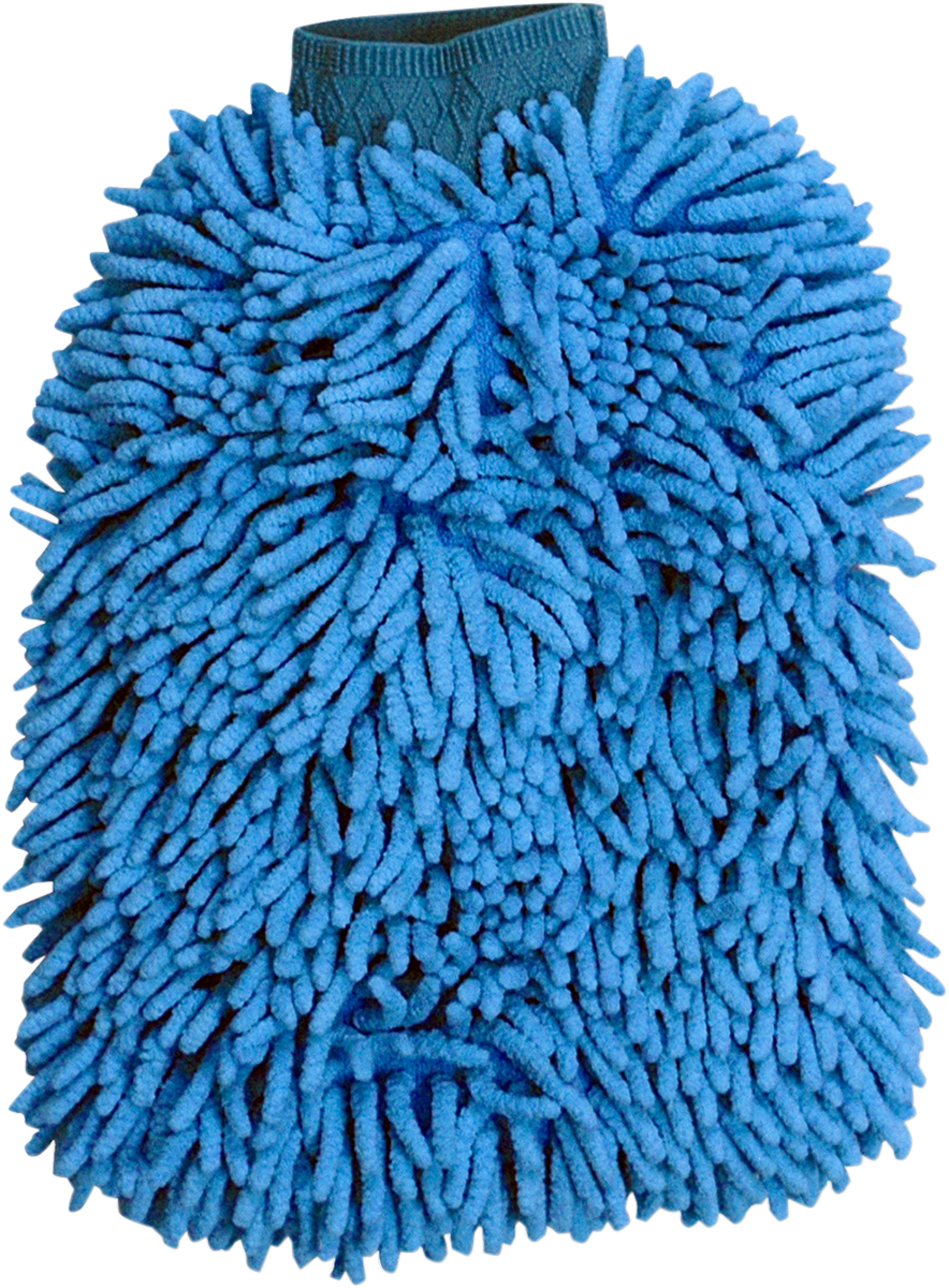 Microfiber Wash Mitt - Blue - Lutzka's Garage