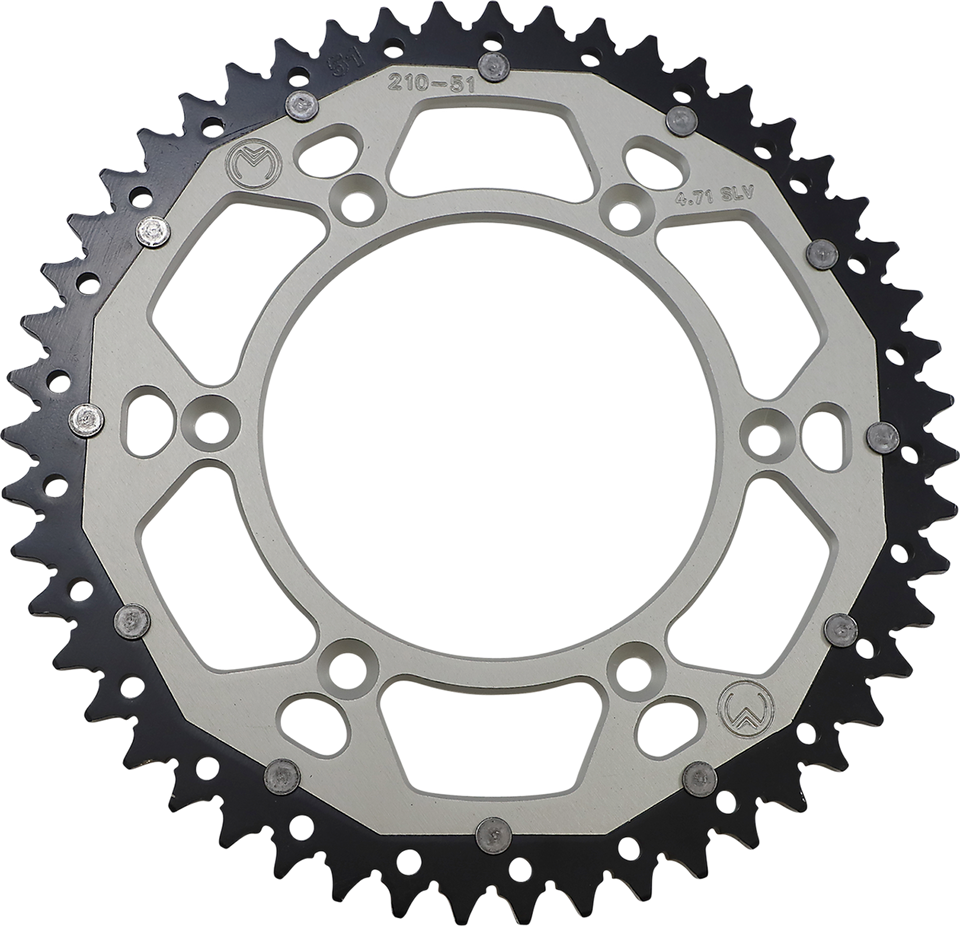 Dual Sprocket - Silver - 51 Tooth - Lutzka's Garage