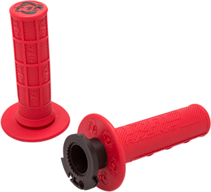 Grips - Defy - Lock-On - 4-Stroke - Red - Lutzka's Garage