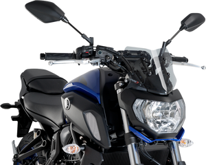 Naked Sport Windscreen - 9" - Smoke - Yamaha