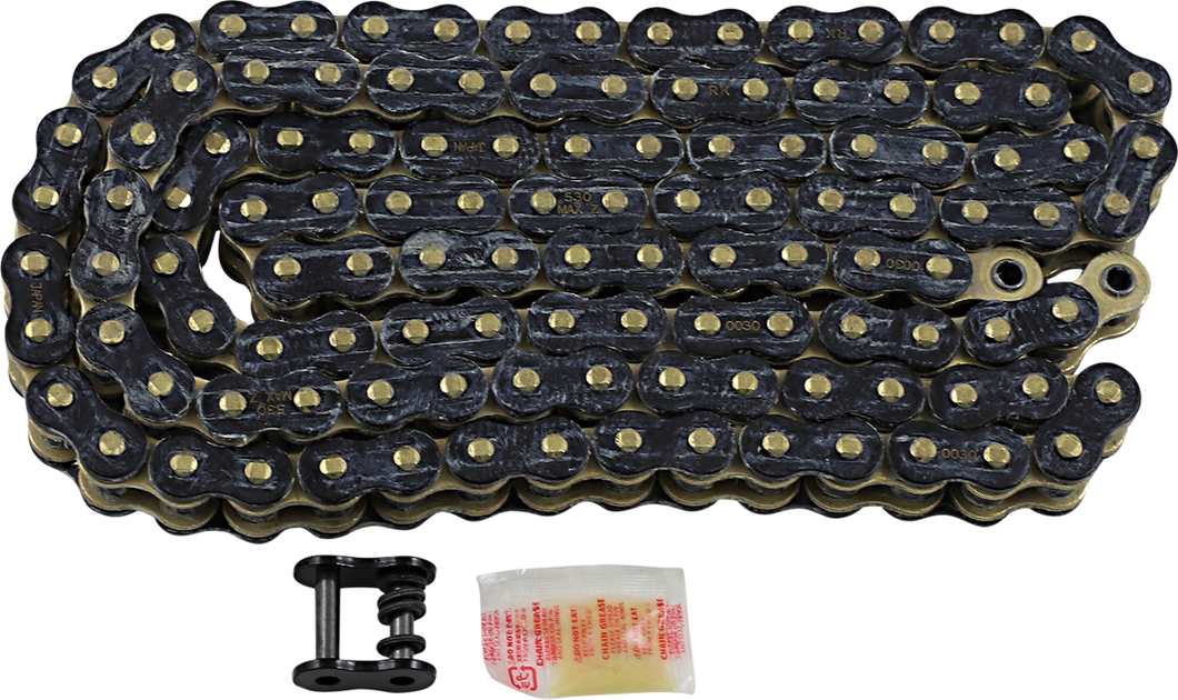 530 Max Z - Drive Chain - 120 Links - Black & Gold - Lutzka's Garage