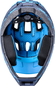 DH Invader Helmet - LTD Glitch - Matte Navy/Cyan - XS-M
