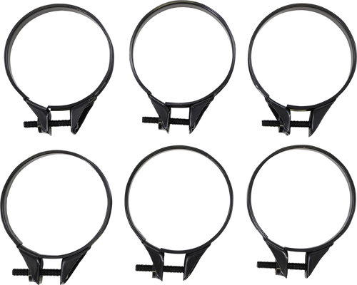 Carburetor Clamps - 49-51 mm - 6-Pack