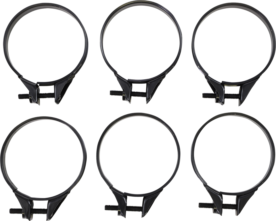 Carburetor Clamps - 49-51 mm - 6-Pack