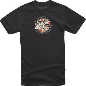 Dot Camo T-Shirt - Black - Medium - Lutzka's Garage