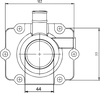 Carburetor Mounting Flange - Polaris