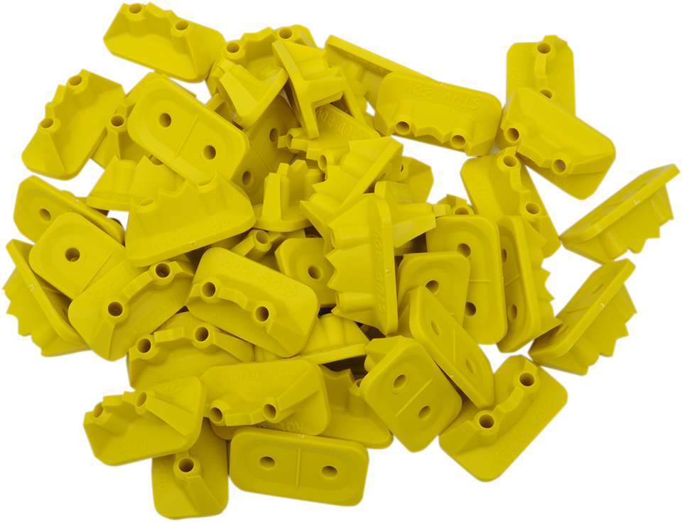 Double Backer Plates - Hi-viz Yellow - For 2-Ply - 48 Pack