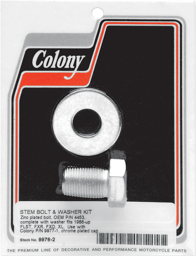 Bolt Stem & Washer Kit