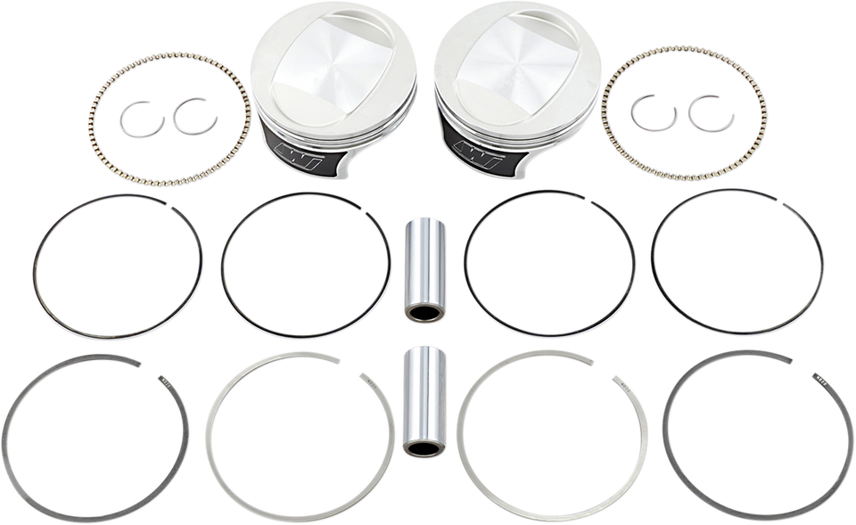 Tracker™ Series Piston Kit - 3.895" - 96 Cubic Inch Bored to 103 Cubic Inch - +0.020" - Twin Cam