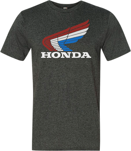 Honda Vintage Wing T-Shirt - Gray - Small - Lutzka's Garage