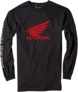 Honda Long-Sleeve T-Shirt - Black - Medium - Lutzka's Garage