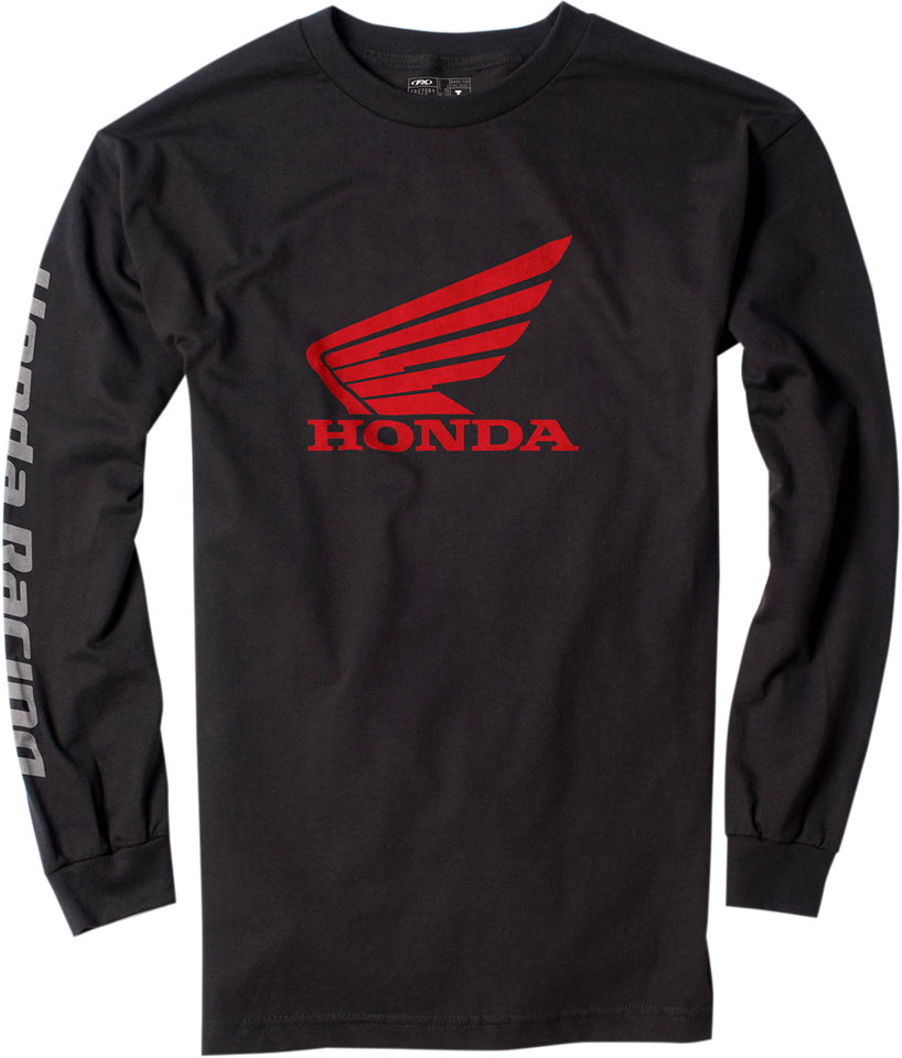 Honda Long-Sleeve T-Shirt - Black - Medium - Lutzka's Garage