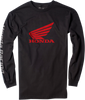 Honda Long-Sleeve T-Shirt - Black - Medium - Lutzka's Garage