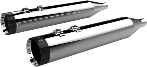 Mufflers - Chrome with Turbine Tip