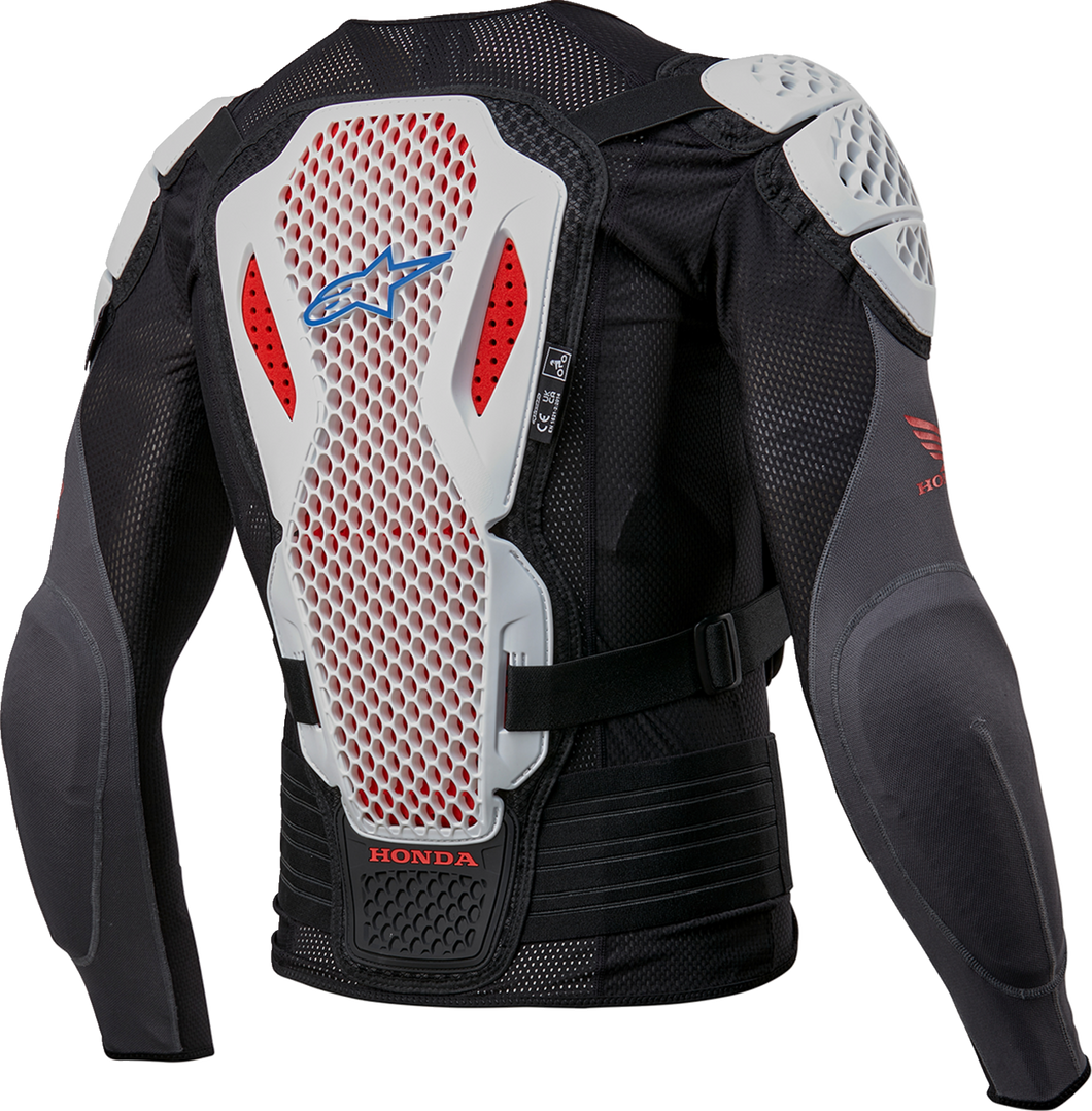 Honda Bionic Plus v2 Protection Jacket - Black/White/Blue/Bright Red - Small - Lutzka's Garage