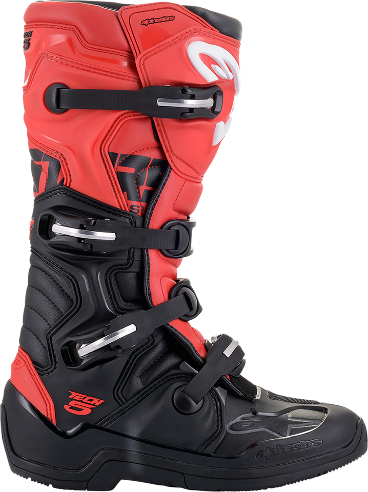 Tech 5 Boots - Black/Red- US 12