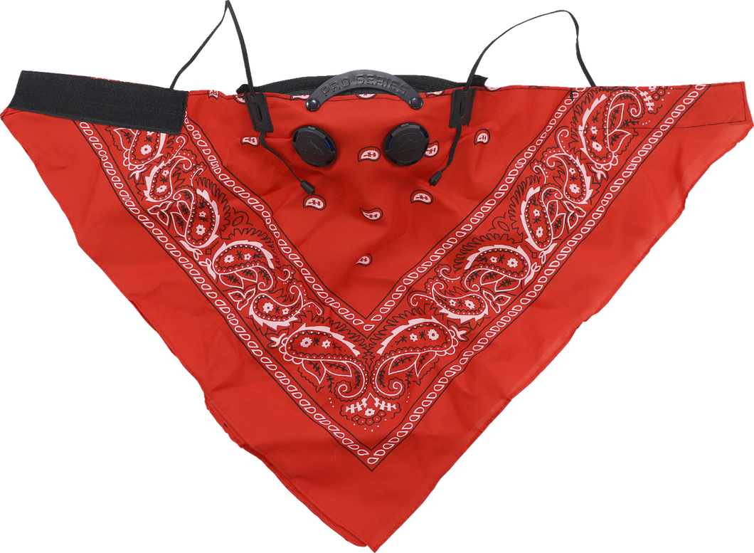 Bandana Dust Mask - Red - Lutzka's Garage