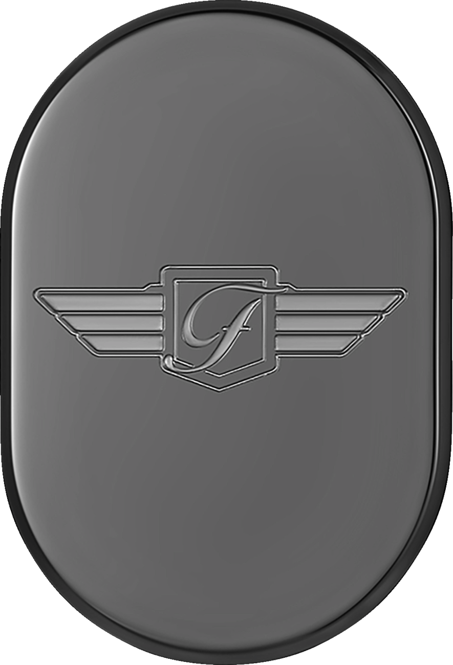 Antenna Cover - Right Rear Fender - FD Logo - Black - Lutzka's Garage