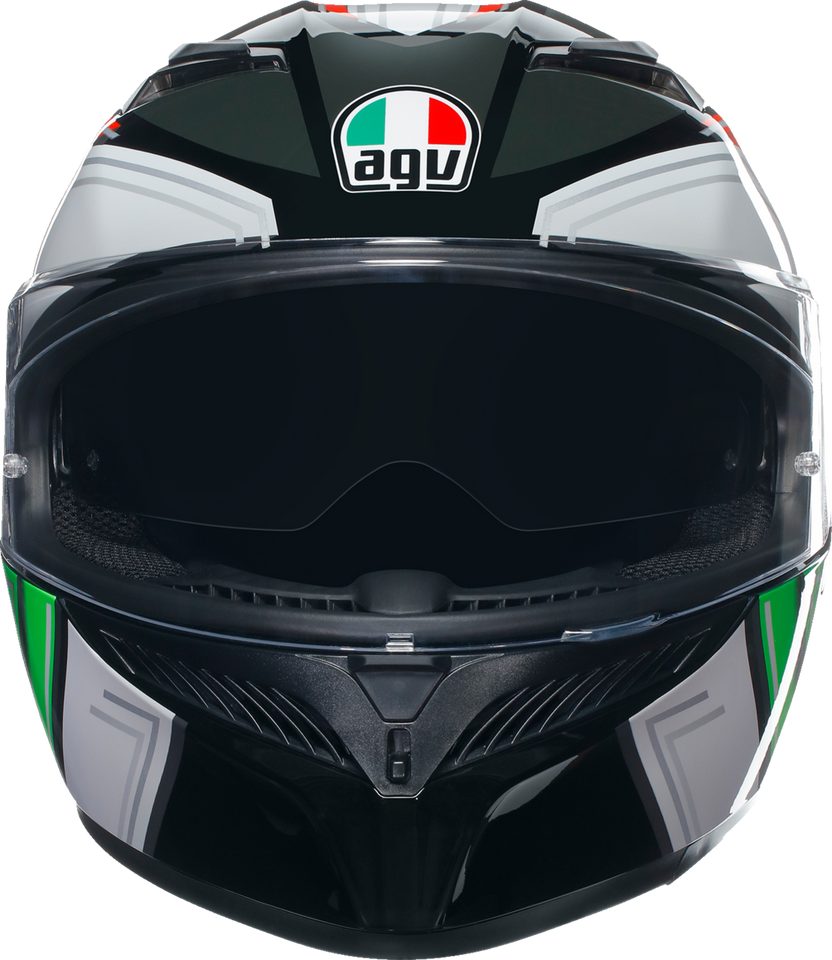 K3 Helmet - Wing - Black/Italy - Medium - Lutzka's Garage