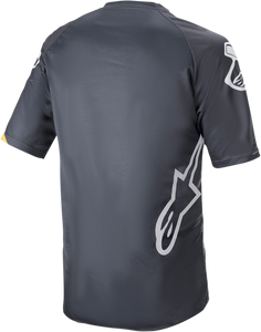 Racer V3 Jersey - Gray/Yellow - Small - Lutzka's Garage