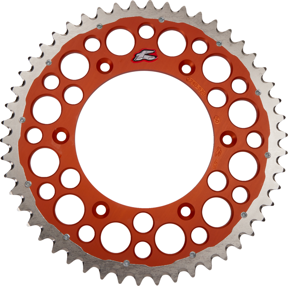 Twinring™ Rear Sprocket - 50 Tooth - Orange - Lutzka's Garage