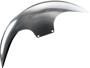 Cafe Front Fender - 21" - Black Adaptors