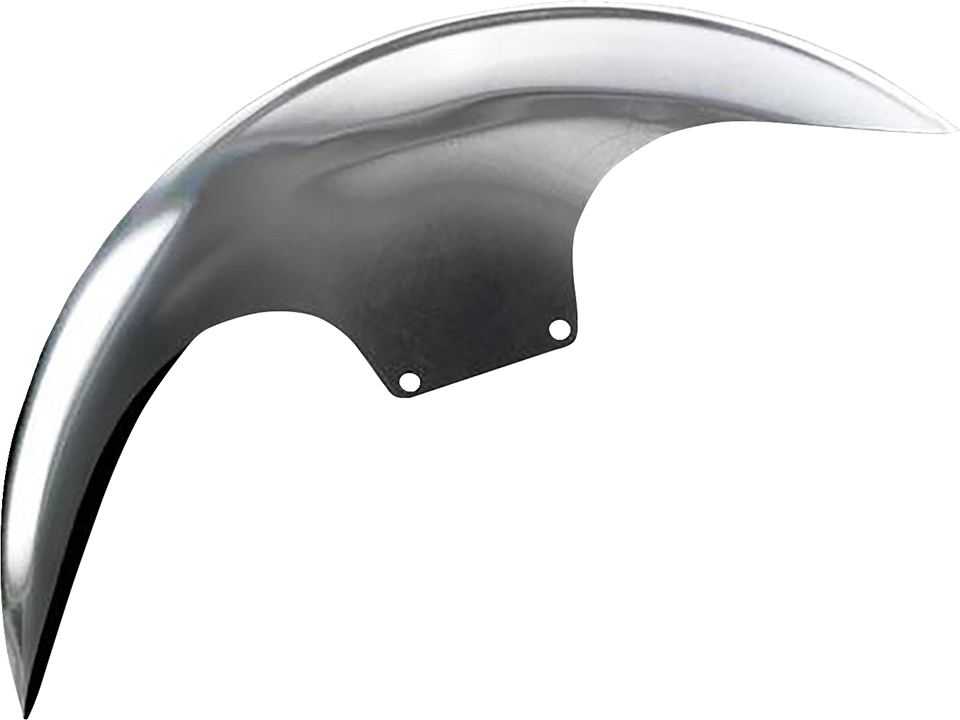 Cafe Front Fender - 21" - Black Adaptors