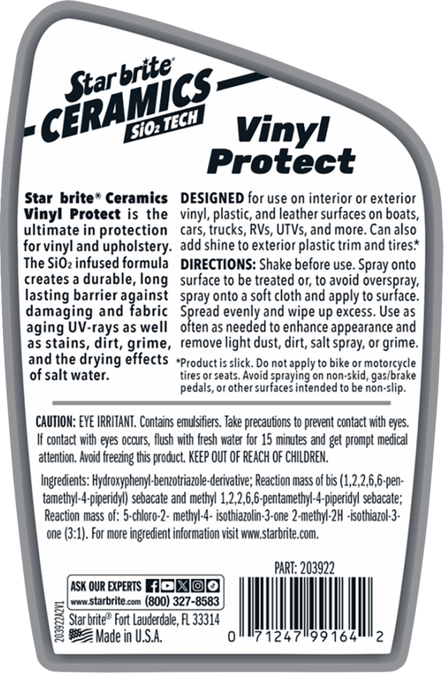 Ceramic Vinyl Protectant - 22 U.S fl oz