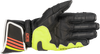 GP Plus R v2 Gloves - Metallic Gray/Black/Fluo Yellow/Fluo Red - Small - Lutzka's Garage