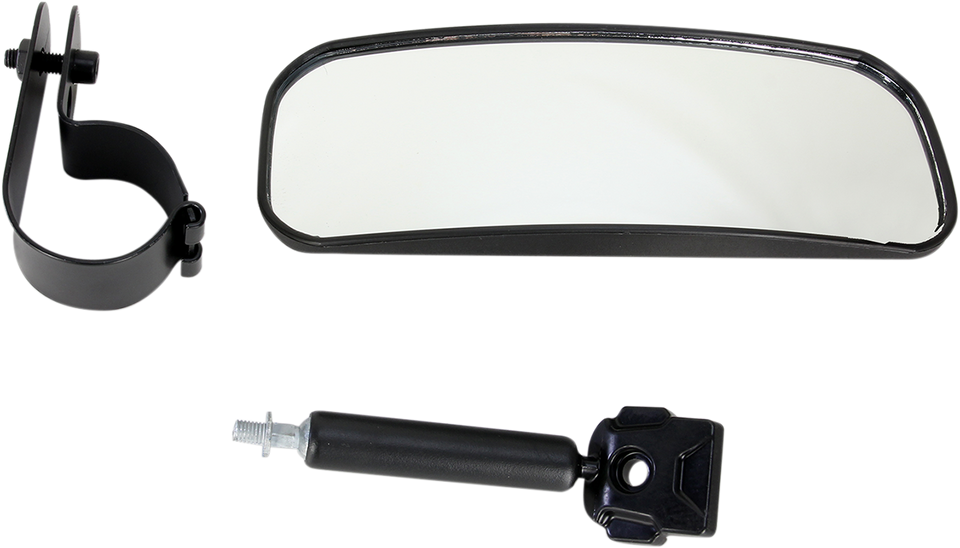 Mirror - Auto-Style - Rear View - Wide Angle - Rectangle - Black - 2" - Lutzka's Garage