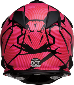 Youth F.I. Helmet - Agroid Camo - MIPS® - Pink/Red - Small - Lutzka's Garage