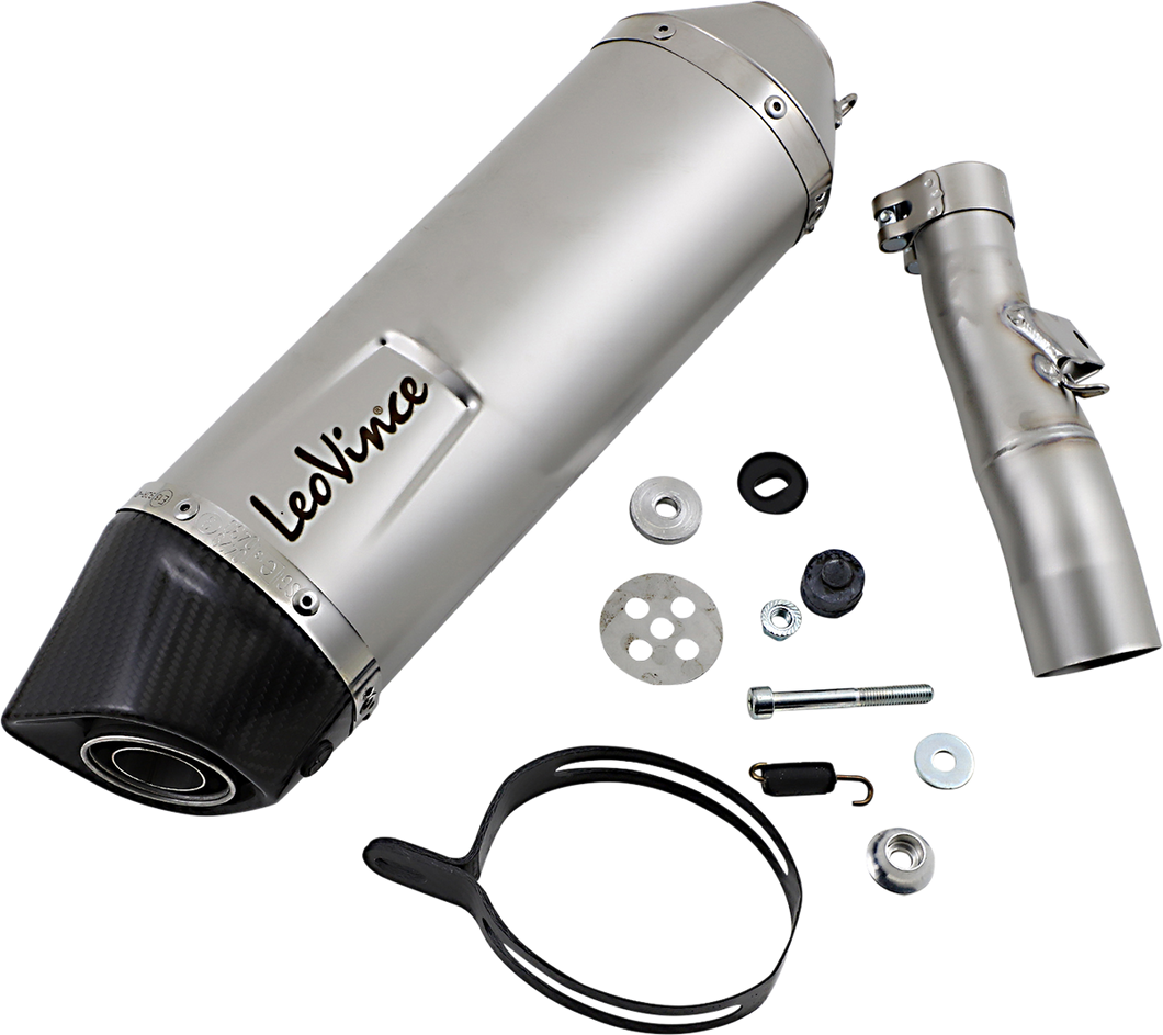 LV One Muffler - Stainless Steel - NC750 - Lutzka's Garage