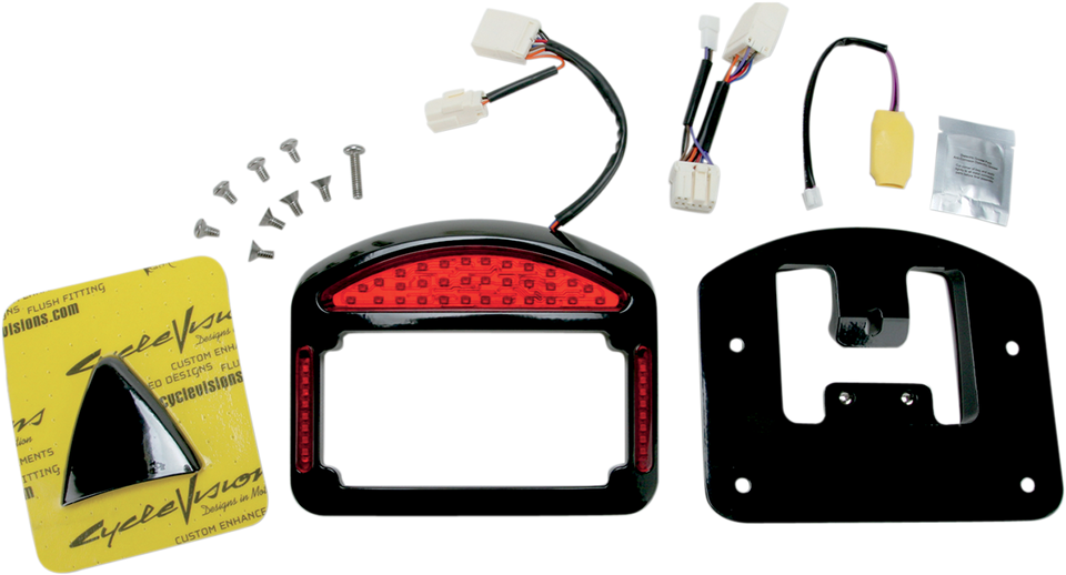 Taillight Eliminator - 00-11 FXD - Black - Lutzka's Garage