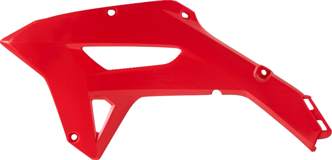 Radiator Cover - Red - CRF 450RX - Lutzka's Garage