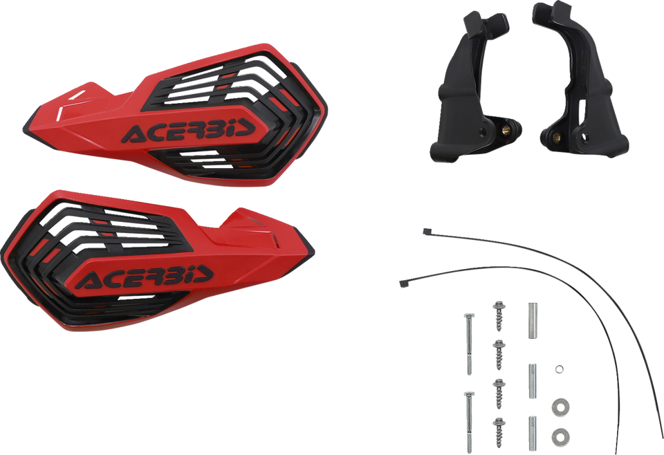 Handguards - K-Future - Red/Black - Lutzka's Garage