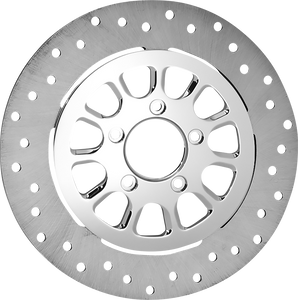 Brake Rotor - Front Left - Dynasty - Chrome - Lutzka's Garage