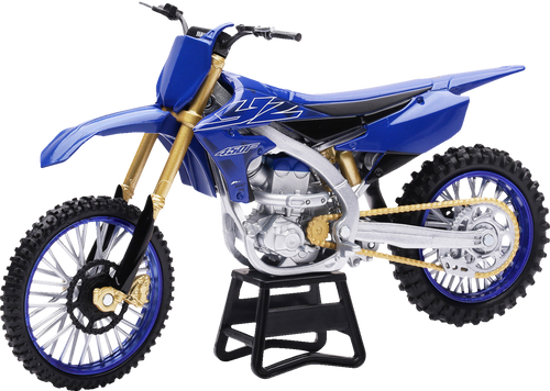 Yamaha YZ450F Dirt Bike - 1:12 Scale - Blue/Gold/Black