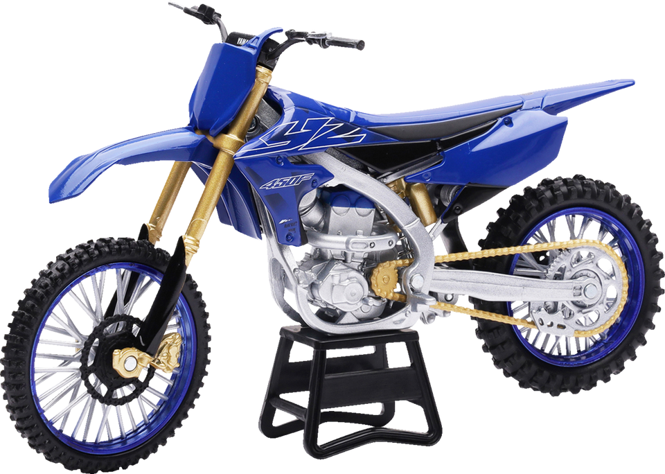 Yamaha YZ450F Dirt Bike - 1:12 Scale - Blue/Gold/Black