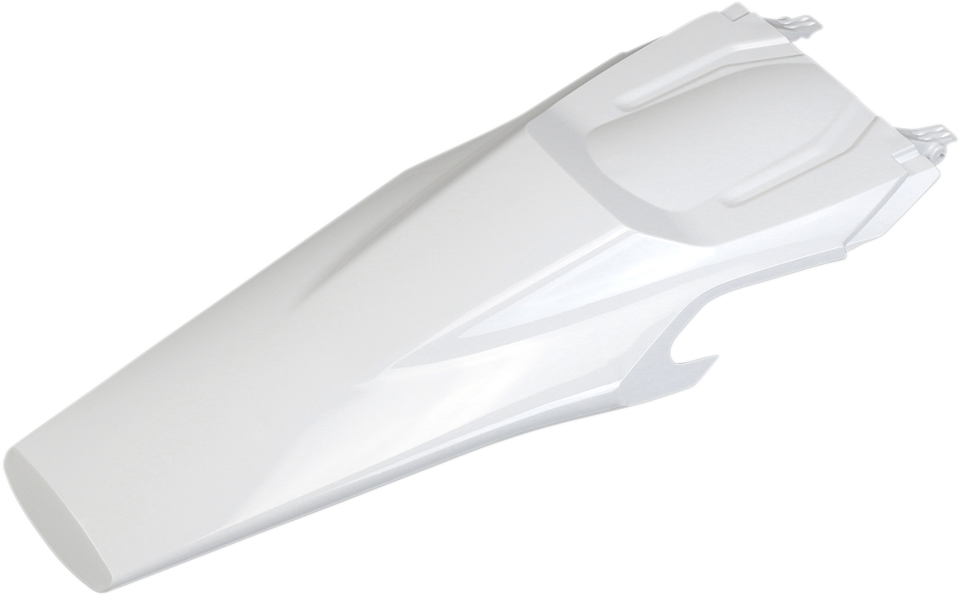 MX Rear Fender - With pins - White - Lutzka's Garage