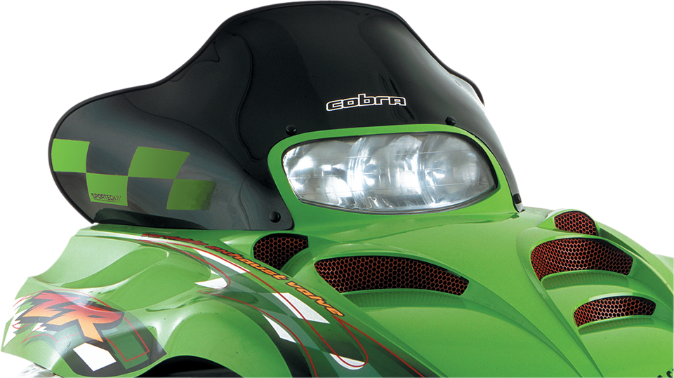 Windshield - 13.75" - Black - Arctic Cat - Lutzka's Garage