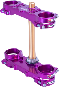 Triple Clamp - 22 mm - Purple - Lutzka's Garage