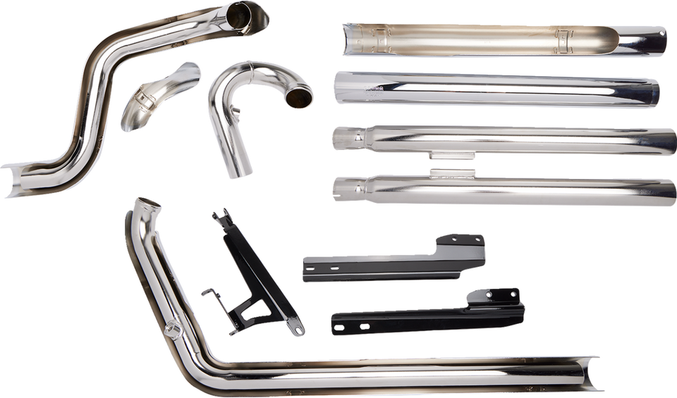 True Dual Exhaust - Billet Tip - 12-17 Softail