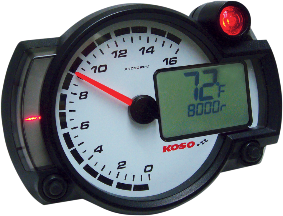 RX2-NR GP-Style Race Tachometer - 5.35" W x 4" H x 2.05" D