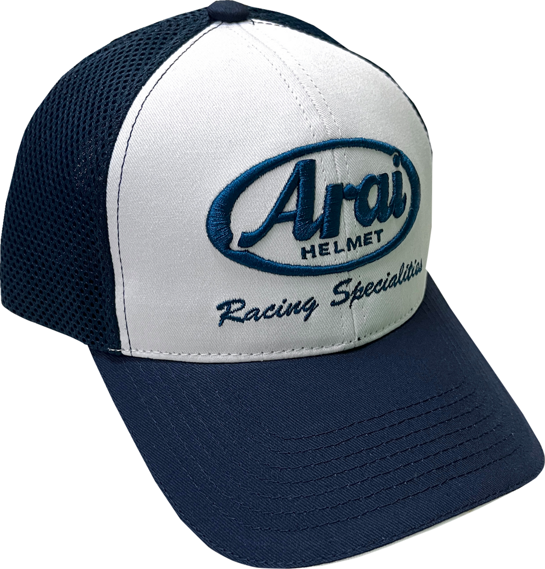 Arai Mesh Hat - White/Navy - One Size - Lutzka's Garage