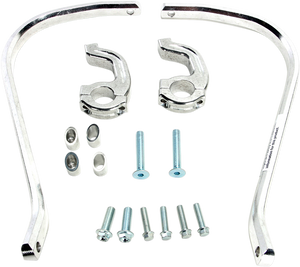 Handguards - Contour - 1-1/8" - Silver - Lutzka's Garage