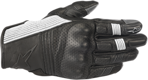 Mustang V2 Gloves - Black/White - Small - Lutzka's Garage