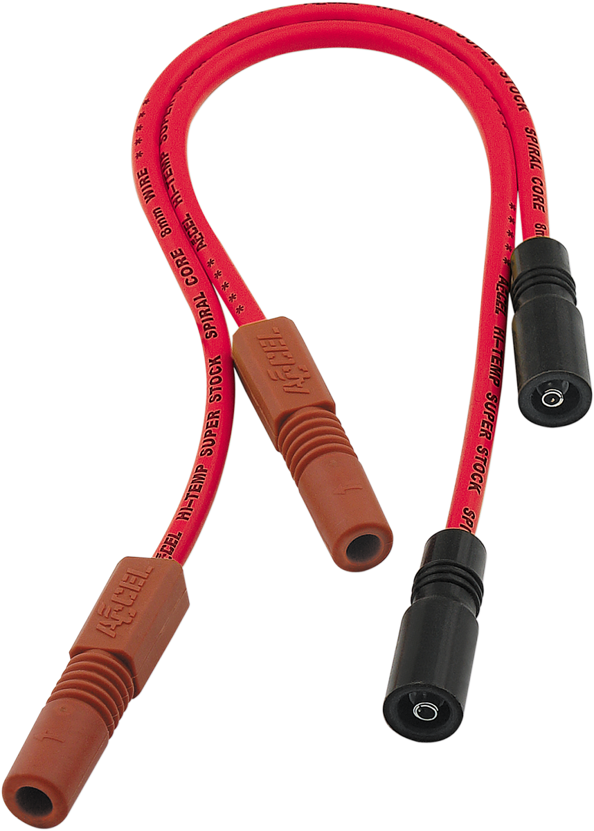 Spark Plug Wire - 99-08 FLH/FLT - Red - Lutzka's Garage