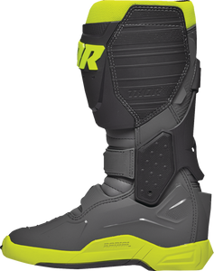 Radial Boots - Gray/Fluorescent Yellow - Size 7 - Lutzka's Garage