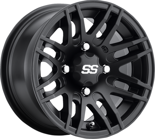 SS316 Alloy Wheel - Front/Rear - Machined Black - 12x7 - 4/137 - 4+3