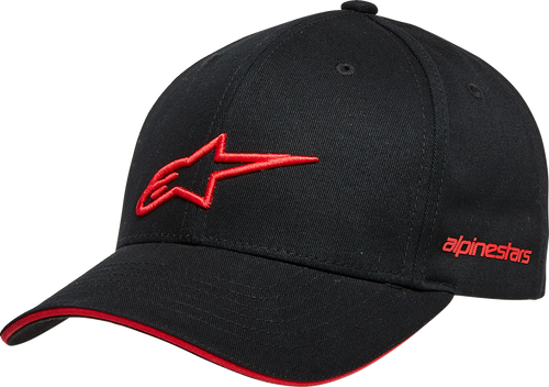 Rostrum Hat - Black/Red - One Size - Lutzka's Garage